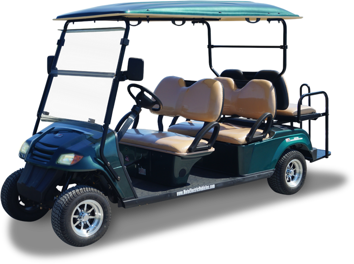 Motoev 6 Passenger Back To Back Golf Cart- Non Street - Golf Cart (800x600), Png Download