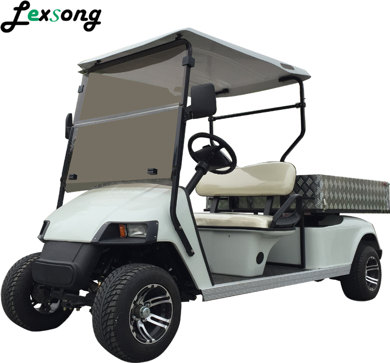 2 Seat Motorized Electric Utility Golf Cart With Long - Golf (800x800), Png Download