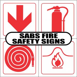 Sabs Fire Safety Signs - Fire Safety Signs South Africa (600x315), Png Download