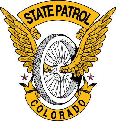 Traffic Safety Pulse August 2018 12-csp Logo - State Patrol Colorado (384x400), Png Download