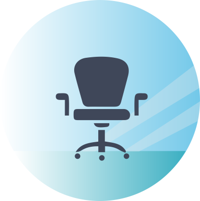 Office Safety - Chair Png Clipart (399x400), Png Download
