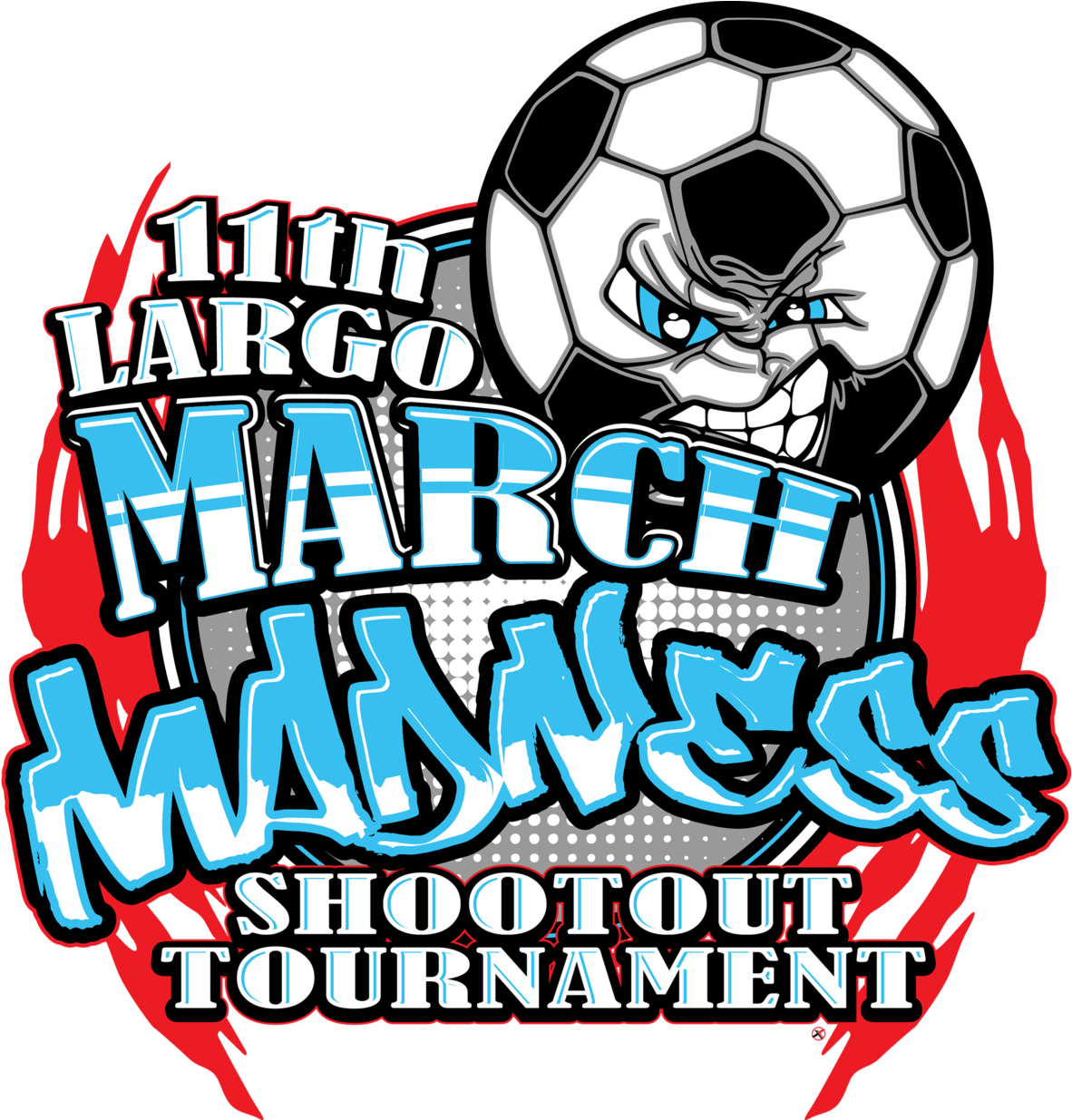 11th Largo March Madness Soccer Shootout - Chaos (1400x1234), Png Download