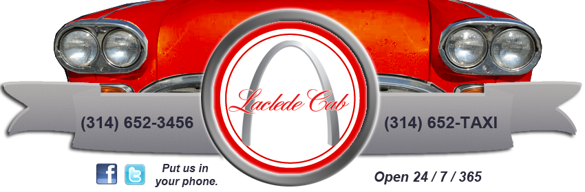 Laclede Cab Stl Taxi - St. Louis (850x280), Png Download
