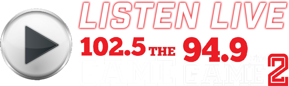 Listen Live Button New - 102.5 The Game (1000x325), Png Download