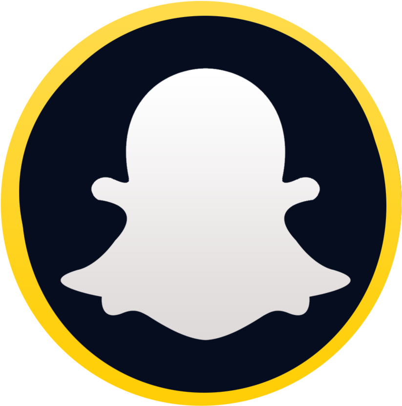 Logo Snapchat Png Clipart Library - Snapchat (894x894), Png Download