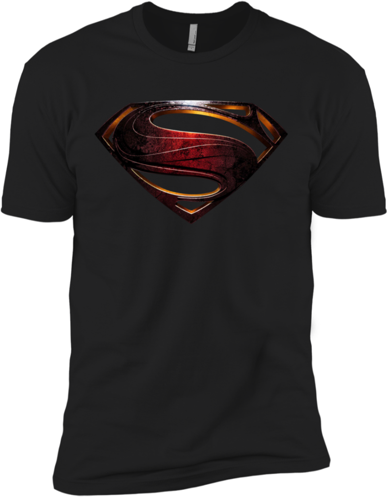 Superman S Shield Nl3600 Next Level Premium Short Sleeve - Shirt (1024x1024), Png Download