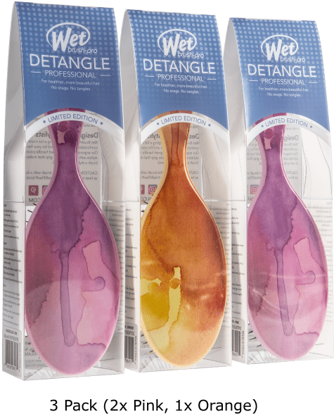 Wet Brush Wet Brush Pro Duo Strawberry (600x600), Png Download