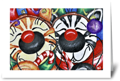 Jabber & Sweets Holiday Greeting Card - Ice Cream (424x349), Png Download