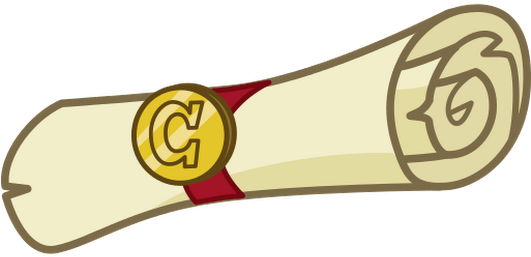 Photo - Closed Scroll (530x530), Png Download