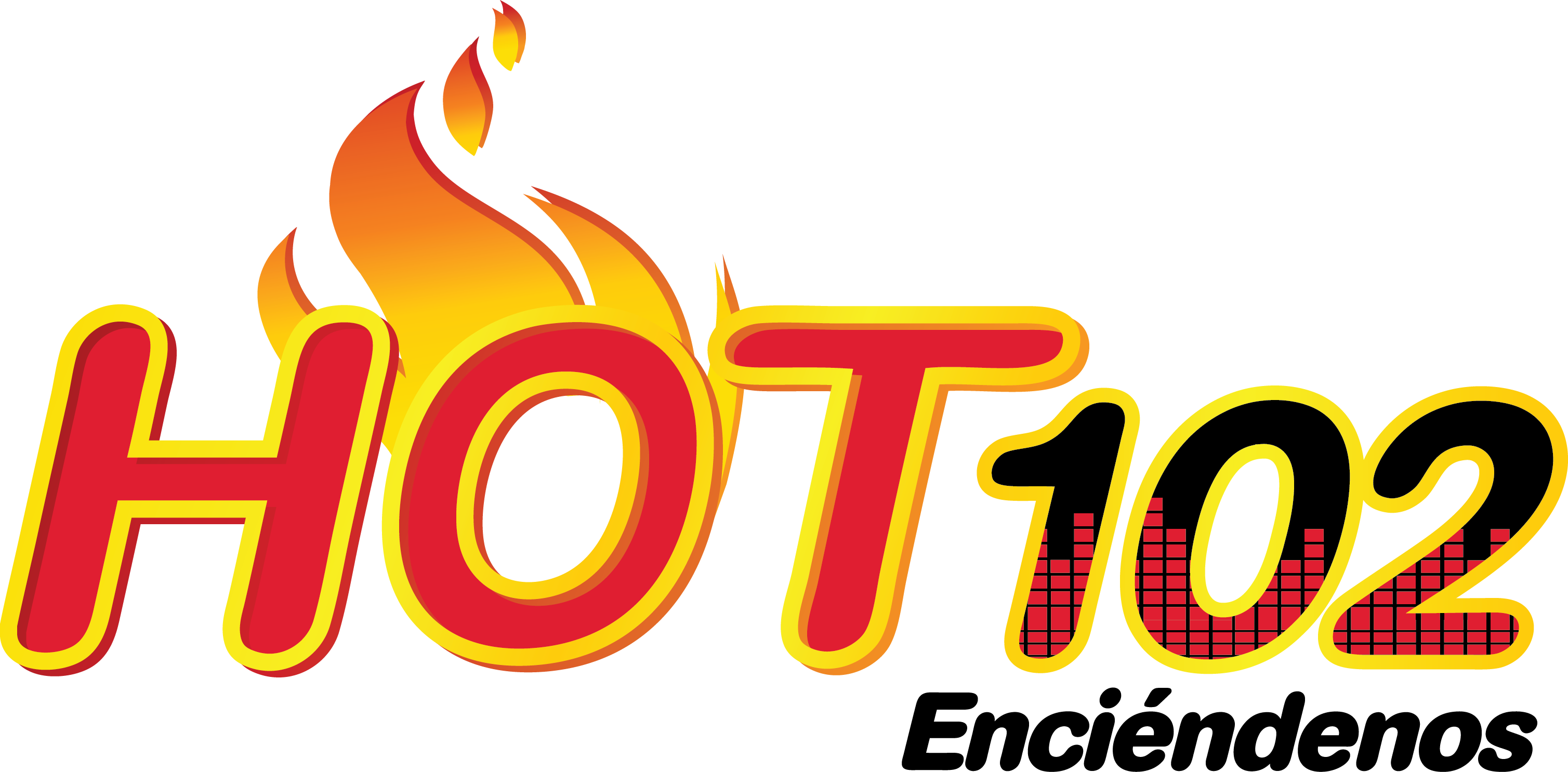 Hot 102 - Png - Hot 102 (3017x1486), Png Download