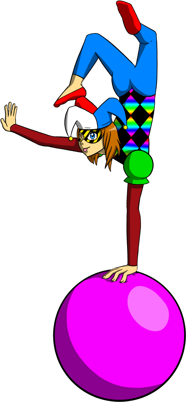 Jester By Tf - Drawing (1024x1865), Png Download