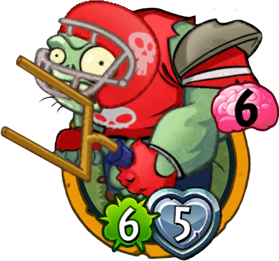 Zombies Wiki - Defensive End Pvz (576x539), Png Download