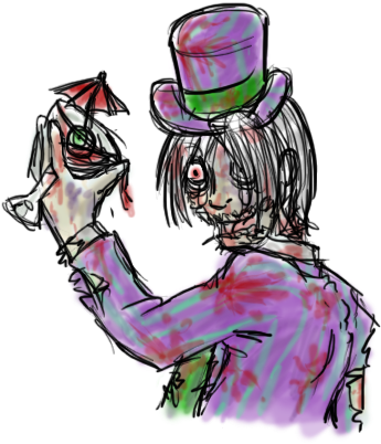 Desmi-zombie - Illustration (351x407), Png Download