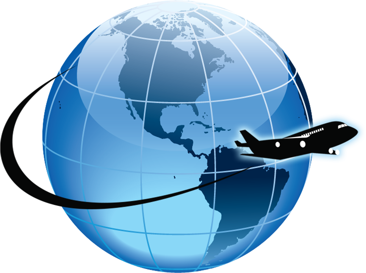 Globe Travel And Tours (1402x1220), Png Download
