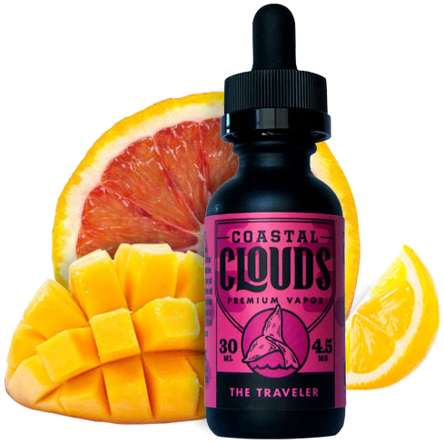 Coastal Cloud E Juice - Coastal Clouds The Traveler (520x520), Png Download