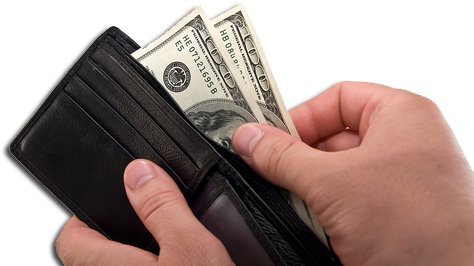 Repairs Insured Check With Your Insurance Company To - Money In Wallet Png (479x274), Png Download