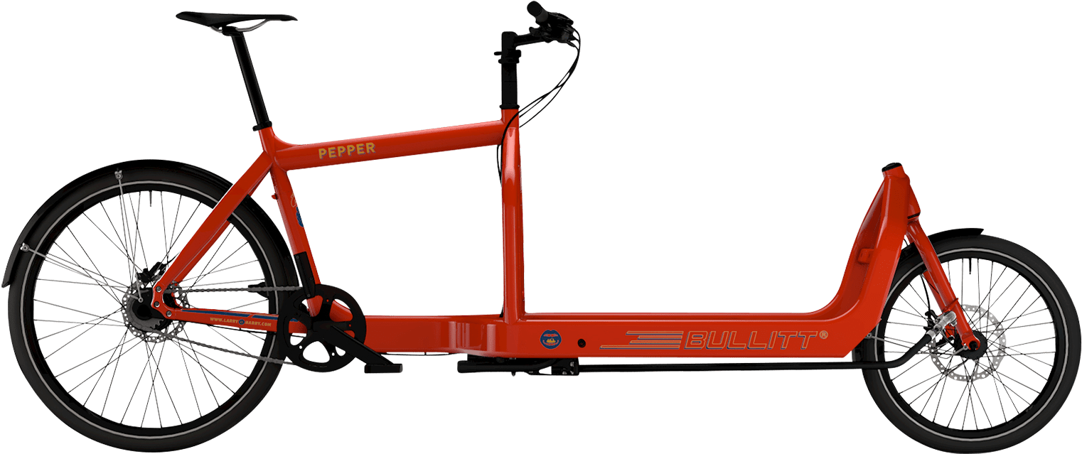 Bike Bullitt Pepper - Bullitt Clockwork Cargo Bike (1700x750), Png Download