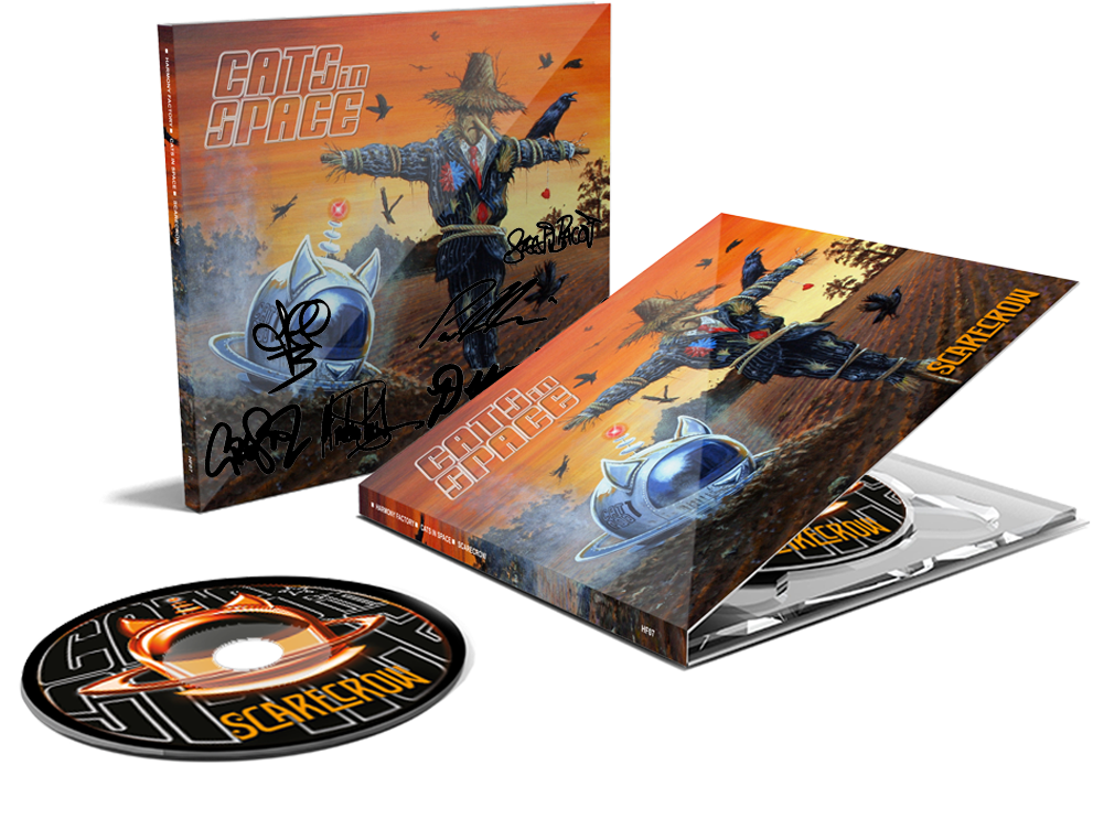Scarecrow Gatefold Cd $12 - Cats In Space Scarecrow (1000x1000), Png Download
