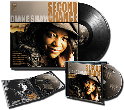 Second Chance Album Lp And Cds - Diane Shaw (419x407), Png Download