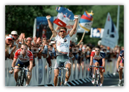 The Highest Levels Of Road And Mountain Bikes - Francaise Des Jeux 2002 Cycling Team (419x299), Png Download