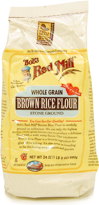 Bob's Red Mill Whole Grain Brown Rice Flour Stone Ground - Bob's Red Mill Whole Grain Brown Rice Flour - 24 Oz (700x700), Png Download