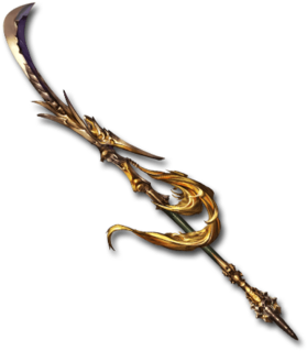 Huanglong Spear - Granblue Fantasy Spear (462x400), Png Download
