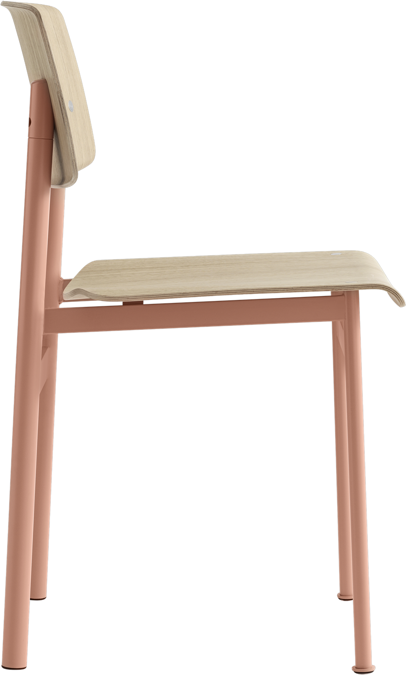 Crafted With Precision - Loft Chair - Set Of 2 Dusty Rose/oak By Thomas Bentzen (2000x2000), Png Download