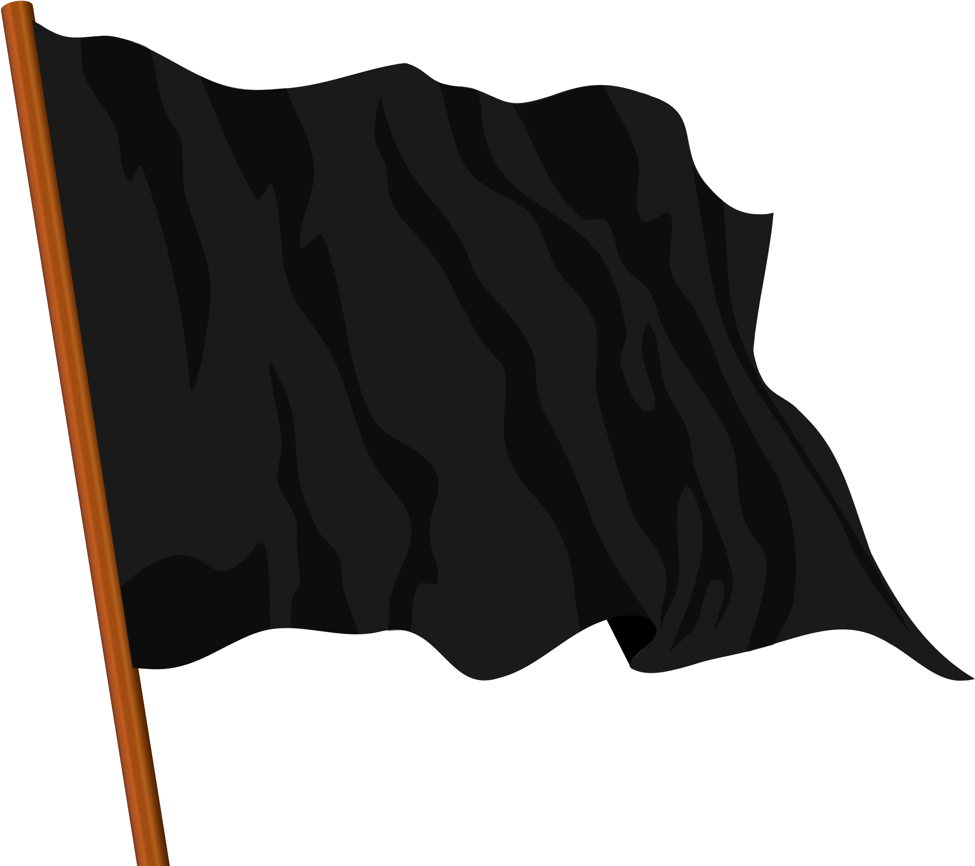 Open - Globe Theatre Black Flag (2000x1764), Png Download