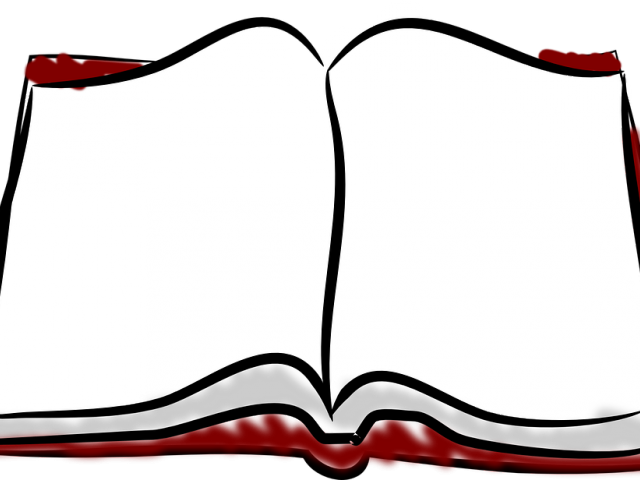 Stories Clipart Opened Book - Clip Art (640x480), Png Download