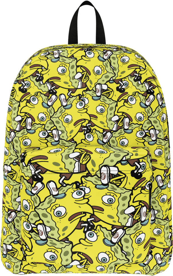 Mock Spongebob Classic Backpack - Backpack (1024x1024), Png Download