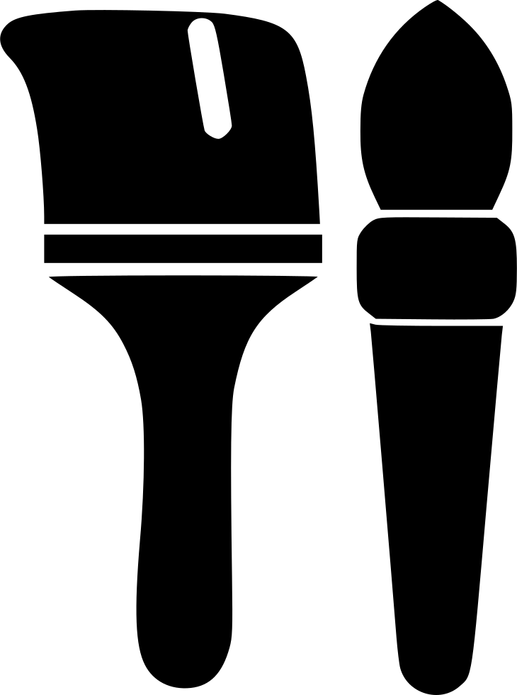 Paint Brushes - (730x980), Png Download