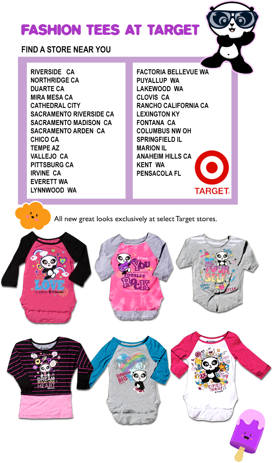 Lil'panda Target Fashion Tees - Active Shirt (928x1570), Png Download