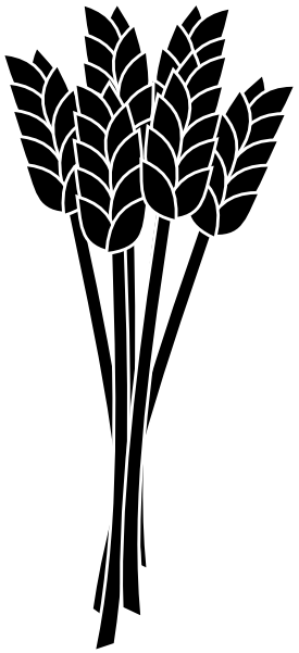 Clip Art - Wheat Black And White Clip Art (318x600), Png Download