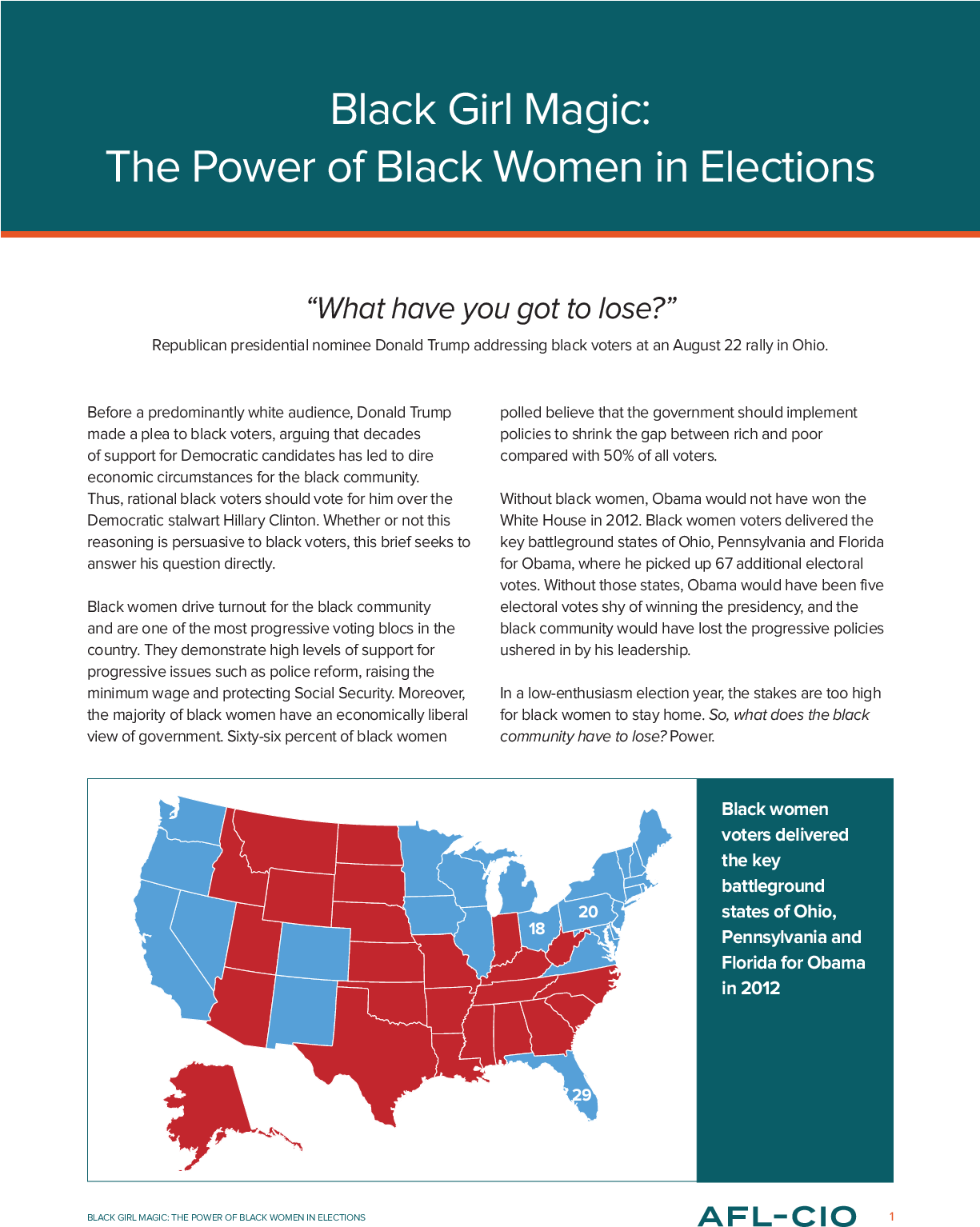 Black Women - President Obama Polls 2012 (1224x1584), Png Download