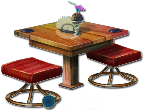 Aloha Bistro Tables - Coffee Table (500x400), Png Download