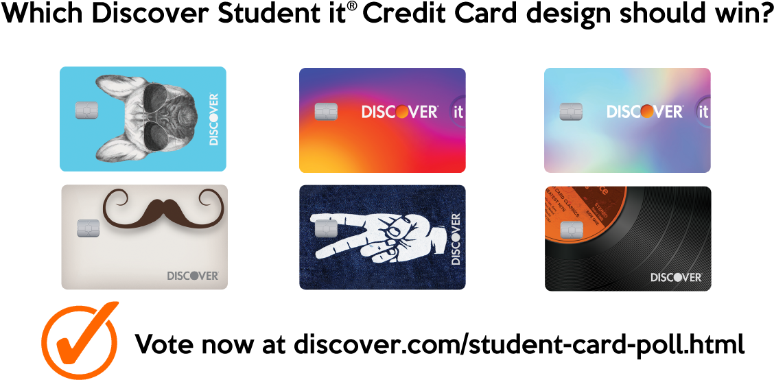 9, 2017 Discover Wants College Students To Make The - Discover Student Card Designs (1200x600), Png Download