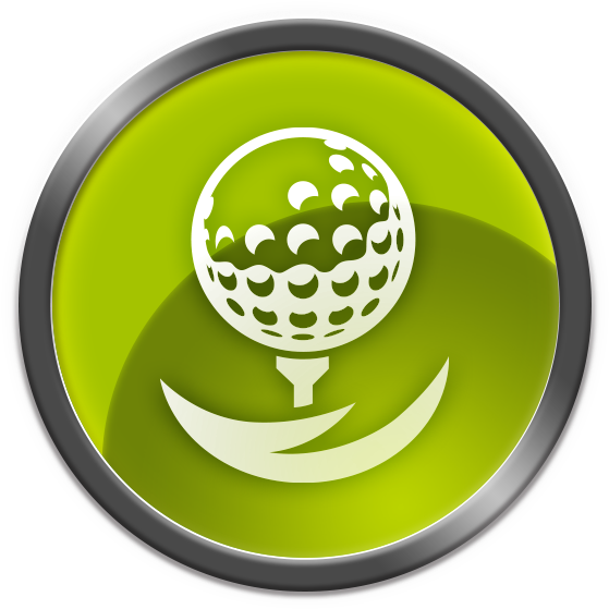 Golf Icon - Circle (628x575), Png Download