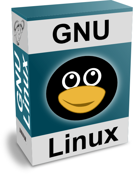 Gnu Linux Box Svg Clip Arts 456 X 597 Px (456x597), Png Download