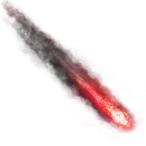 Meteor Png - Fire Png Bullet Png (600x600), Png Download