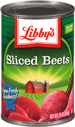 Sliced Beets - Canned Food (500x500), Png Download
