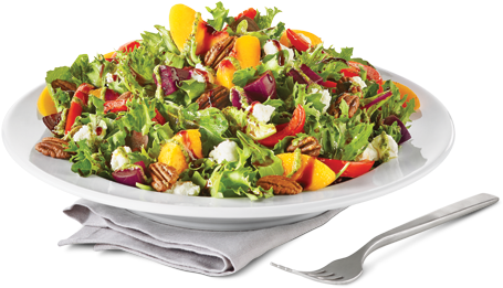 Menu Makeover ~ Boston Pizza's Roasted Beet And Peach - Salad (520x295), Png Download