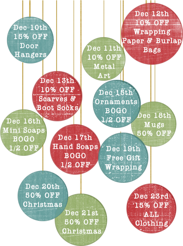 Don't Miss Out On These Fabulous Deals As You Finish - 12 Days Of Christmas Shopping Deals (618x800), Png Download