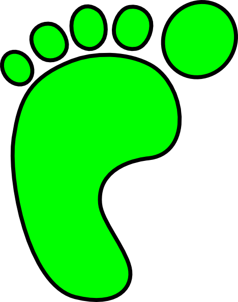How To Set Use Left Foot Clipart (468x593), Png Download