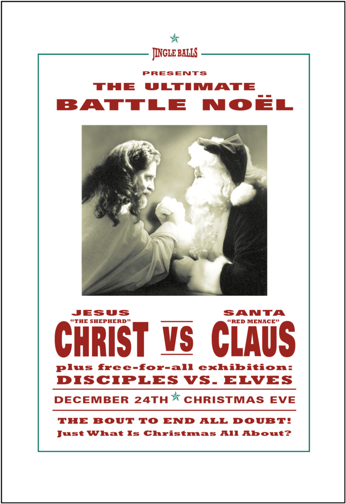 Christvsclaus White (1000x1314), Png Download