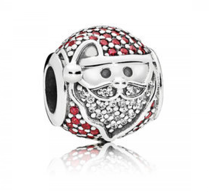 Pandora Sparkling Jolly Santa Charm Sale - Pandora Sparkling Jolly Santa Charm 796385czr (700x850), Png Download