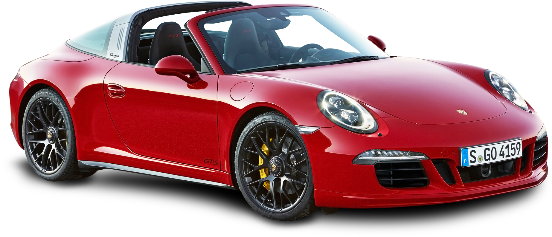 Porsche 911 Targa 4 Gts 2016 (1940x936), Png Download