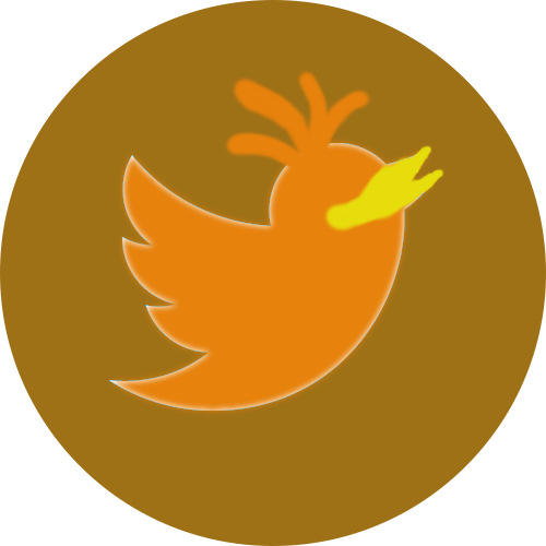Twitter-button - Circle (500x500), Png Download