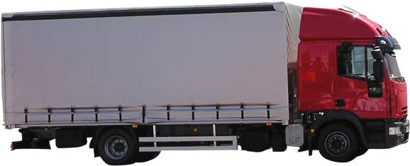 Cargo Truck Png Image - Truck Png (600x262), Png Download