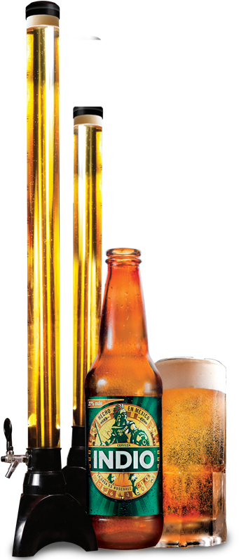 Original Size Is 500 × 800 Pixels - Cerveza Indio (500x800), Png Download