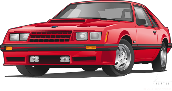Elegant Mustang Gt For Sale With Ford Mustang Png - 82 Mustang 4 Cylinder (600x317), Png Download